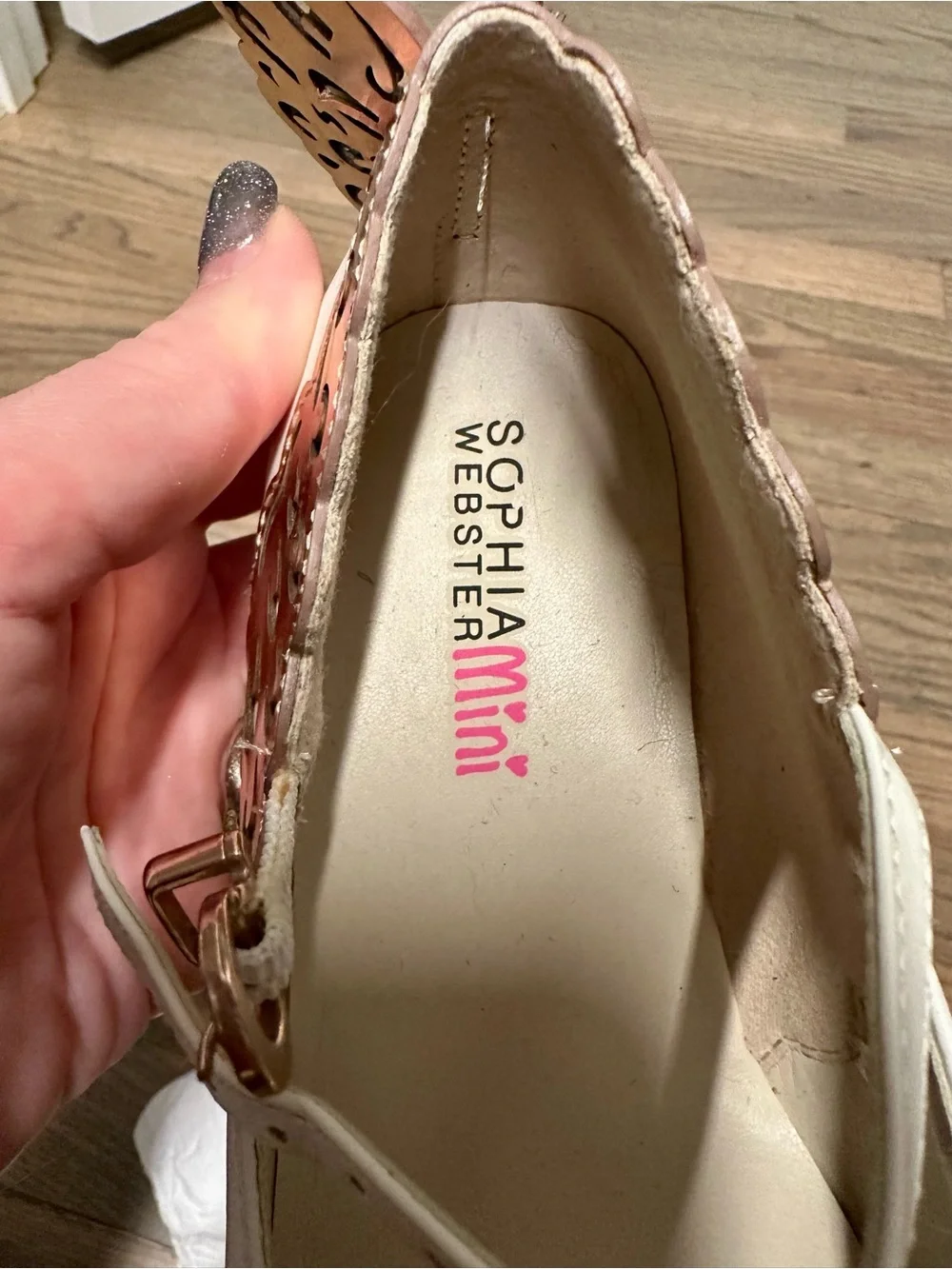 Sophia Webster elegant cream